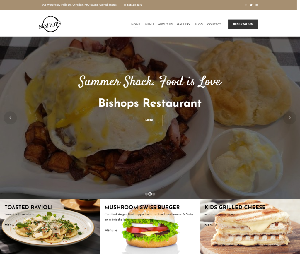 (c) Bishops-restaurant.com