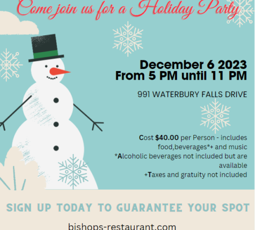 Come Join us for a Holiday Party